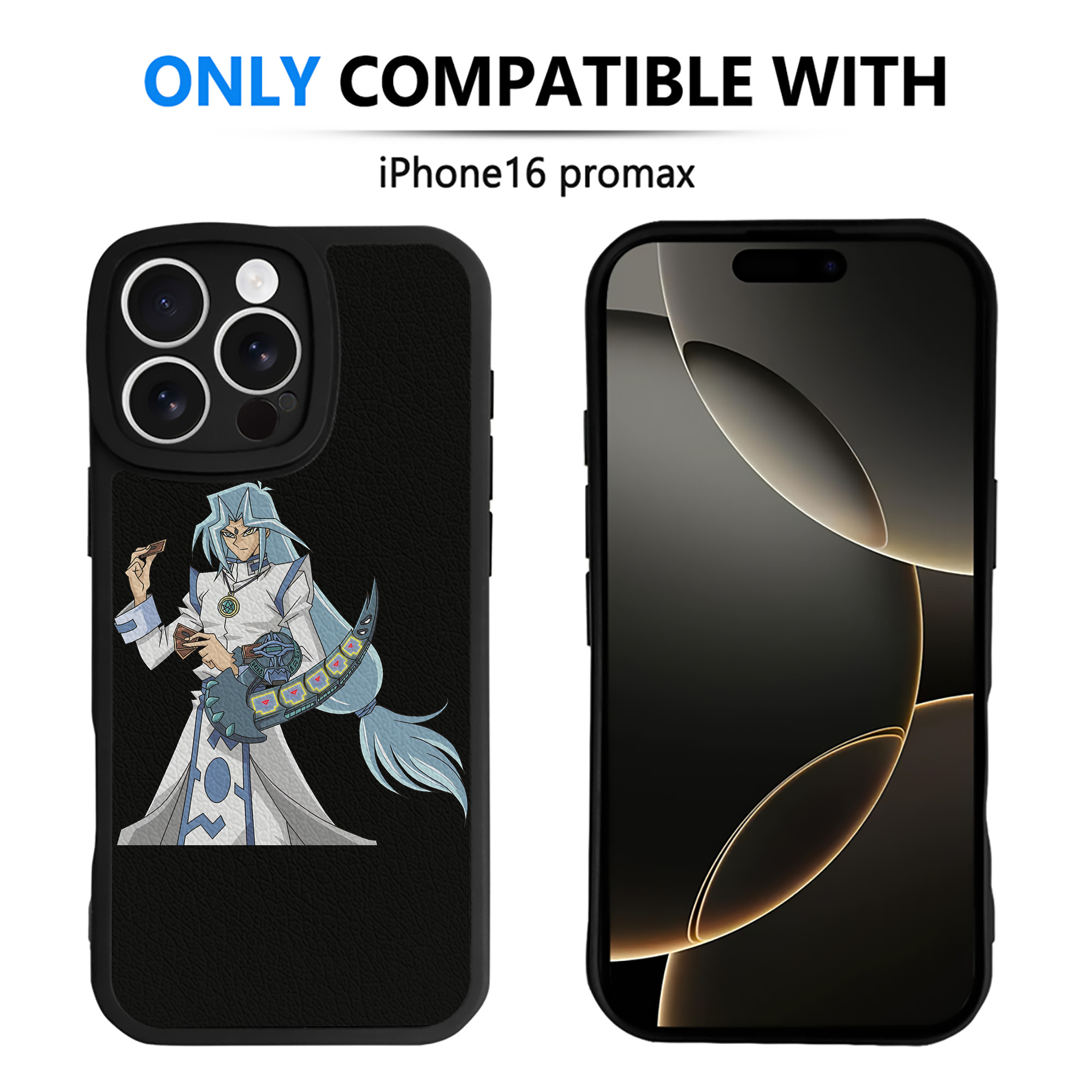 遊☆戯☆王 Yu-Gi-Oh! 【iPhone 16シリーズ対応】シリコンスマホケース（レザー調） 材質：シリコン